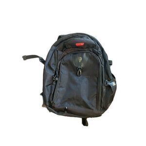 Victoria Tourist Solid Black Backpack
